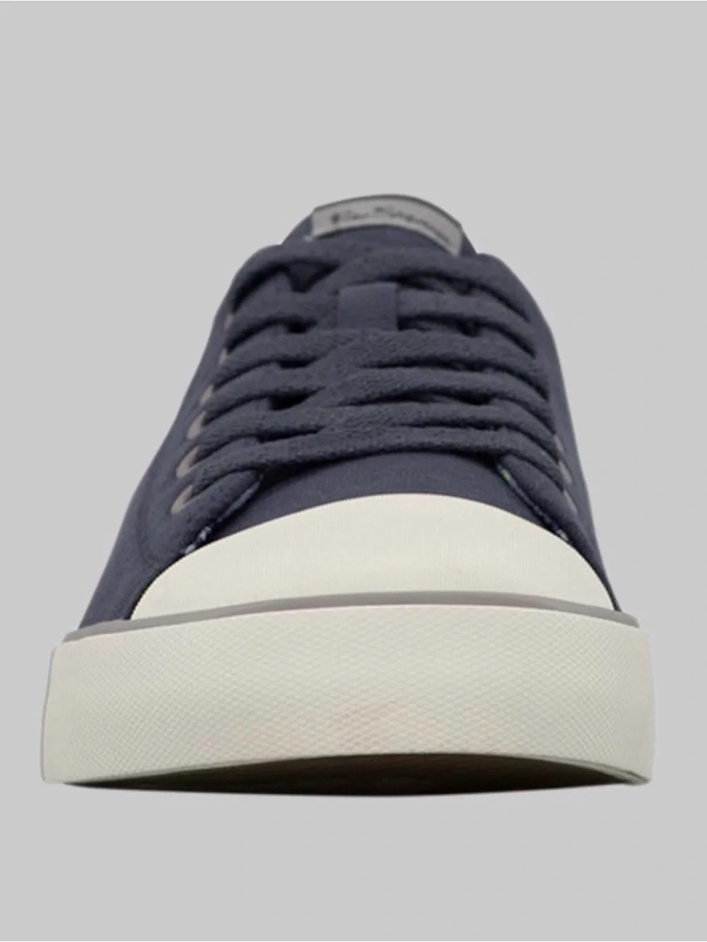 Ben Sherman Navy Canvas Low-Profile Sneaker with White Toe + A GIFT 🎁